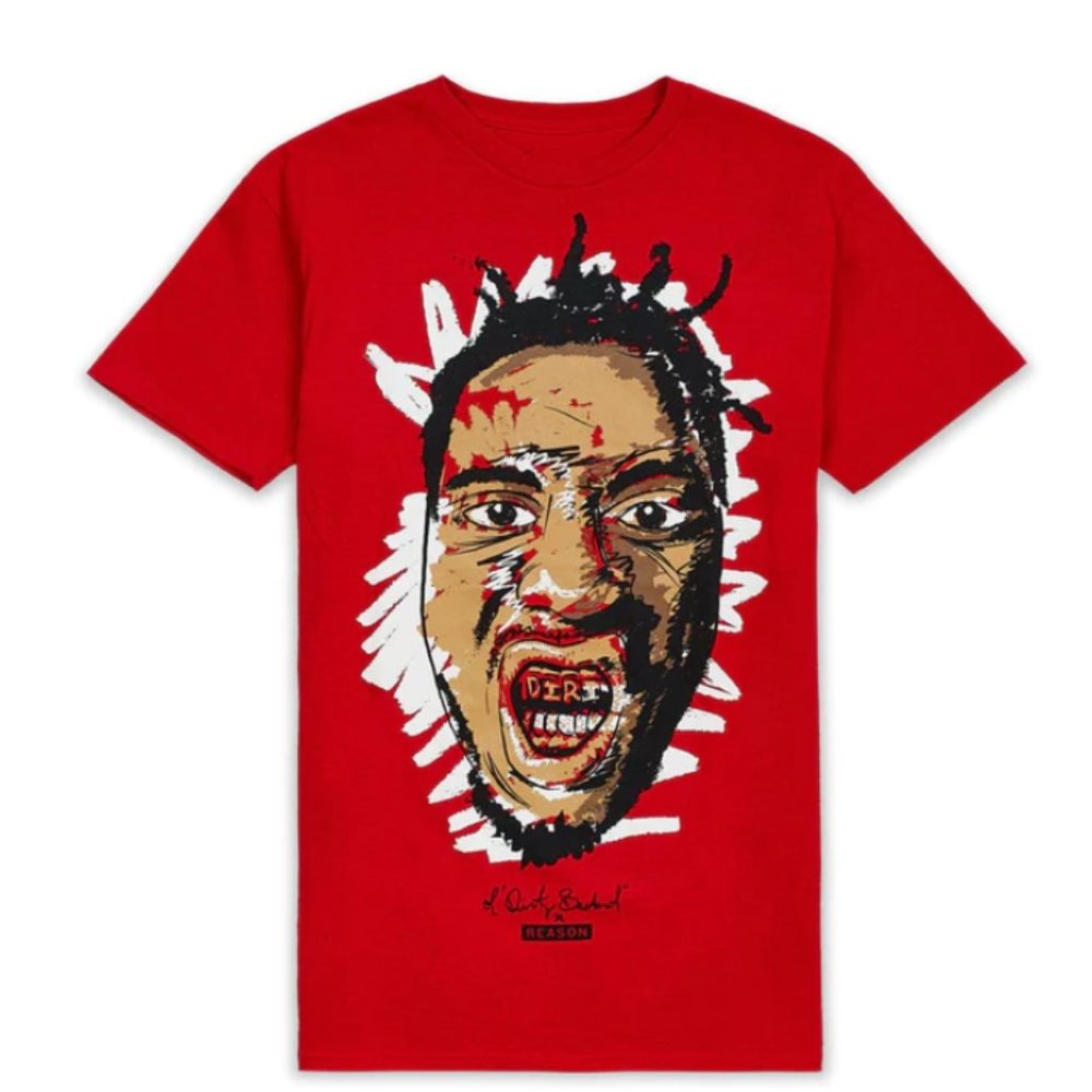 New Reason X ODB Wu-Tang Scribble T-Shirt Shirt Red - Picture 4 of 5